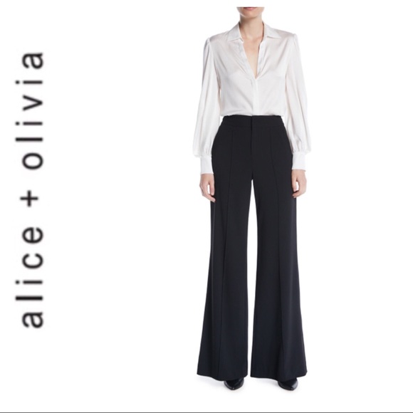 Alice Olivia Eric High Rise Wide Leg 